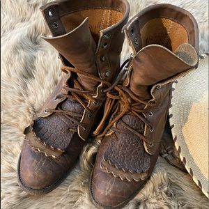 COPY - JUSTIN LACE ROPERS BOOTS Size 5C